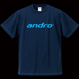 andro 刷毛保暖系列進口桌球服 深藍 No30235